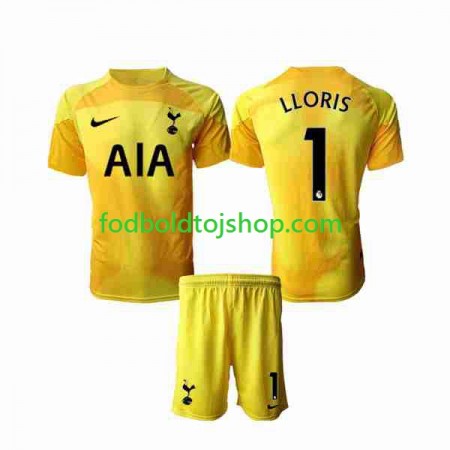 Tottenham Hotspur Hugo Lloris 1 Målmand Børn Hjemme Fodboldsæt 2022-23 S/S (+ Korte bukser)